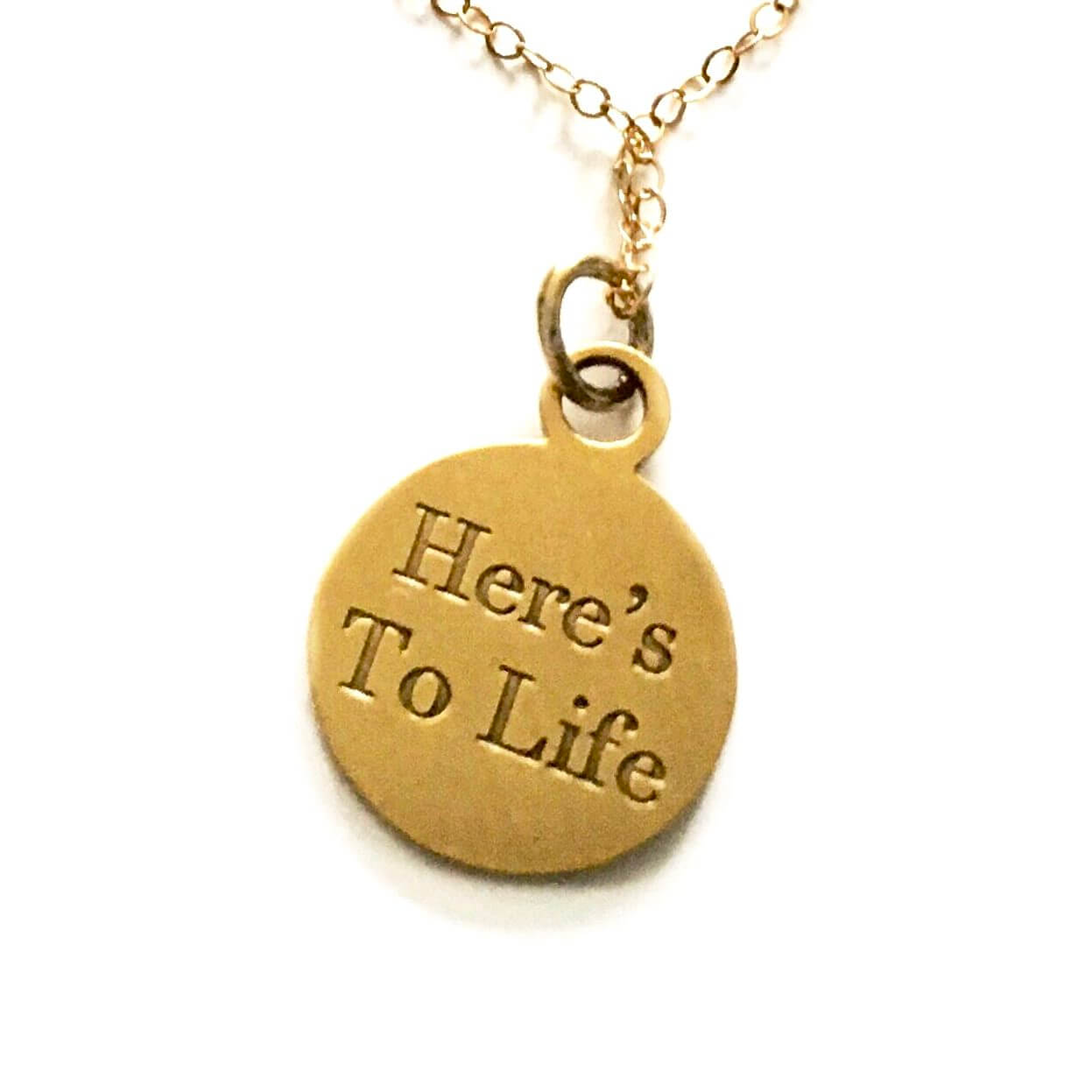 Simply Eartha Here's To Life Heart Necklace