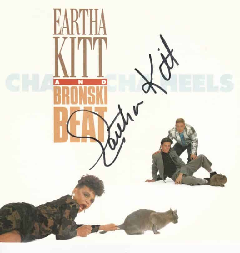 Eartha Kitt signed Cha Cha Heels 45rpm SimplyEartha